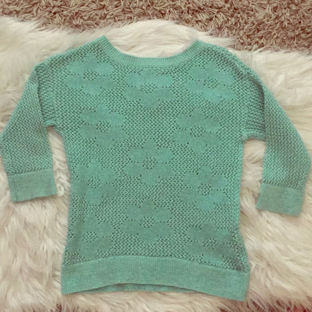 Girls Xhilaration 3/4 Sleeve Sweater